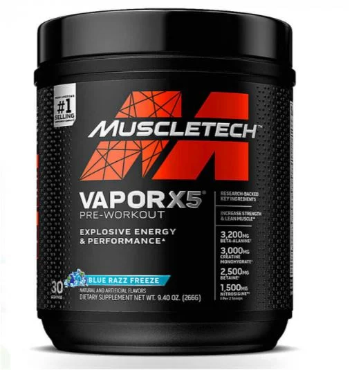  Muscletech(Pre-Entrenos - Con Estimulante) Vapor X5 Pre-workout